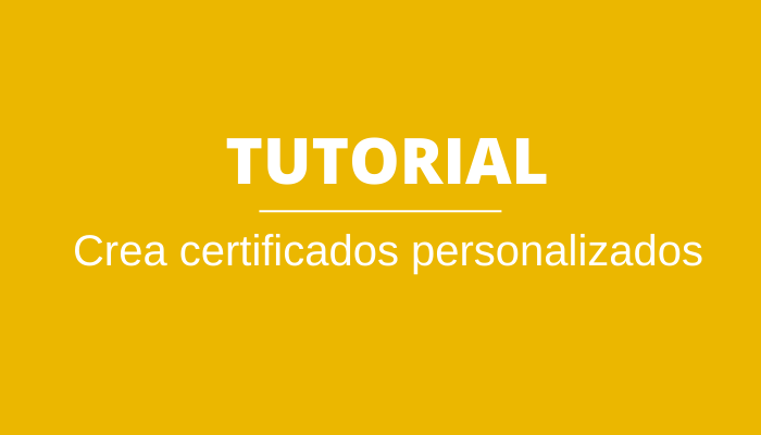 Crea certificados personalizados con la nueva función de Pages